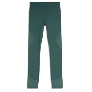 NWT LuLuLemon Wunder Train Mesh Panel 25” High Rise Legging Sz 4